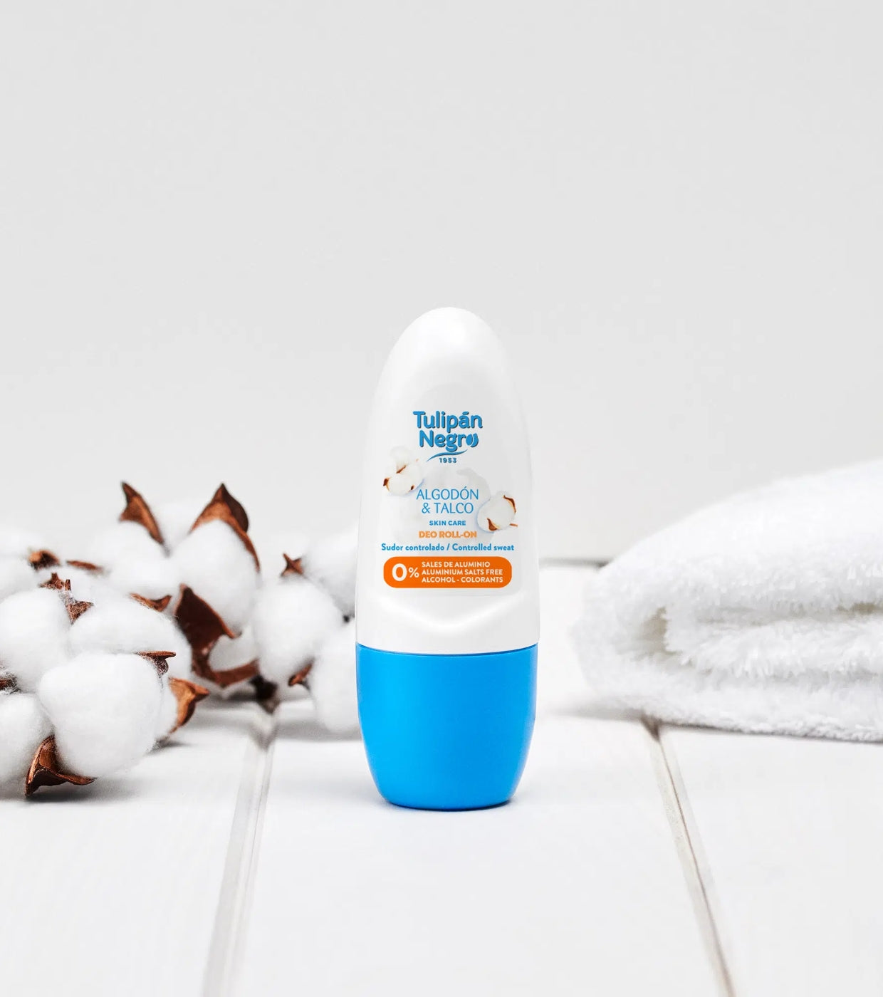 Tulipan Negro deodorante rollon Talco e Cotone