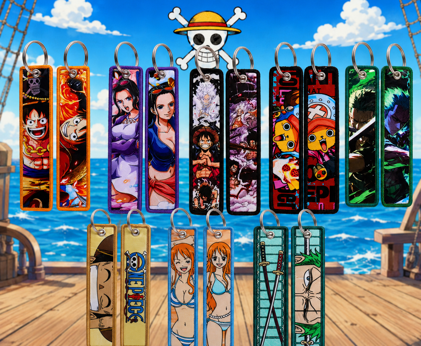 Portachiavi in tessuto One Piece
