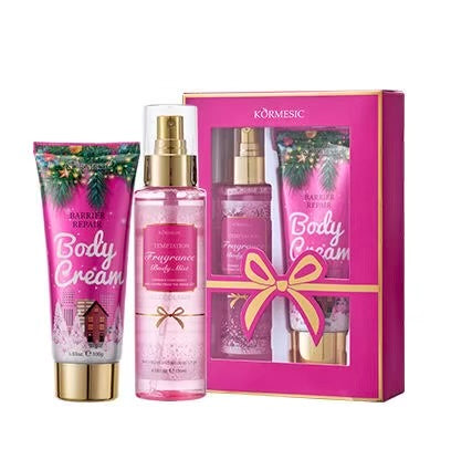 Kormesic - Set natalizio crema corpo e acqua profumata corpo/capelli