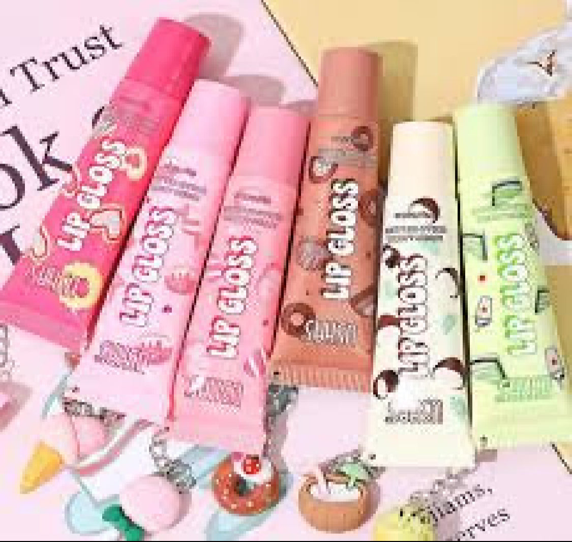 Lipgloss idratanti in 6 gusti