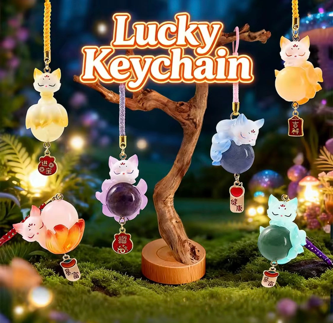 Lucky Nine-Tiles Fox pendant