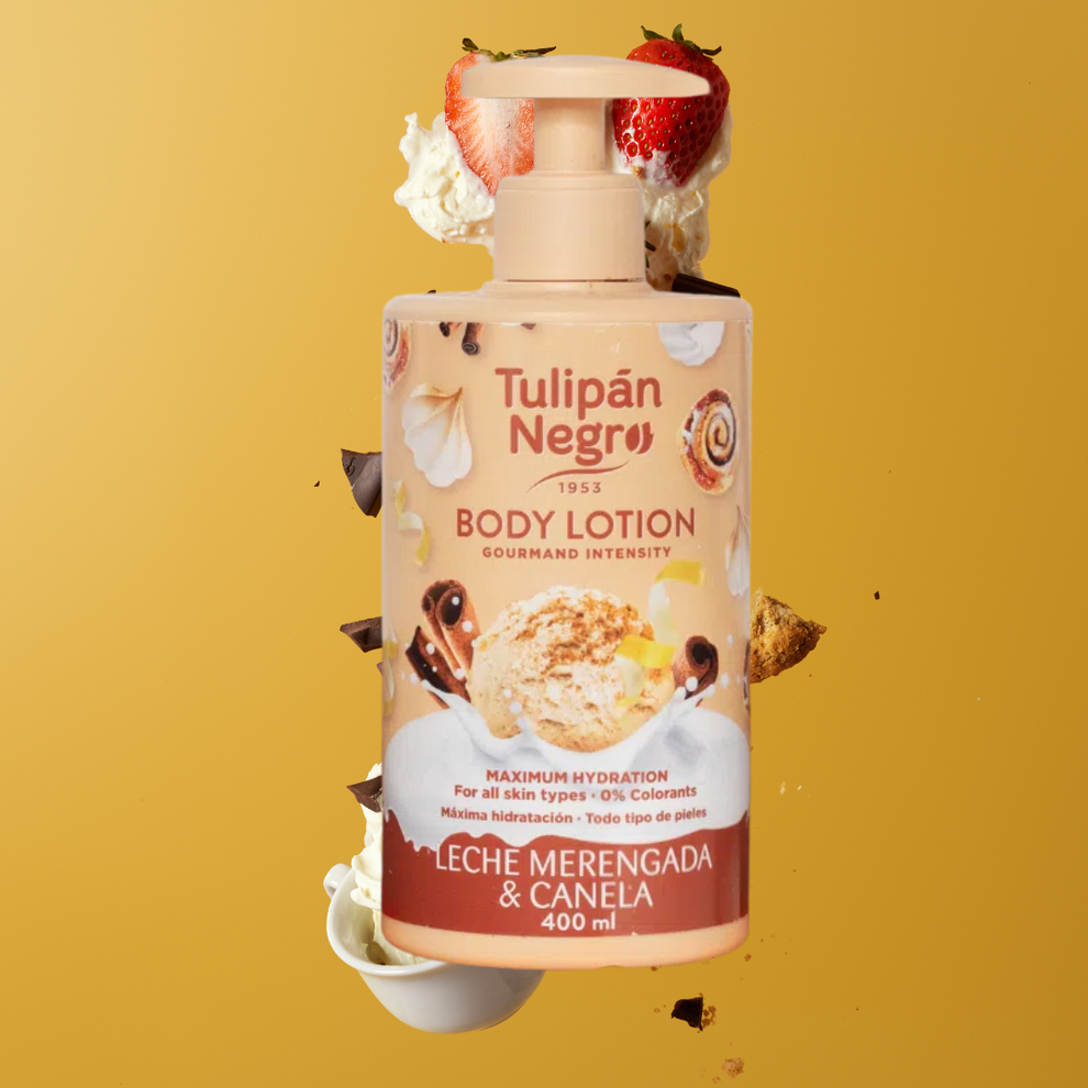 Tulipan Negro body lotion Leche, Merengada y Canela