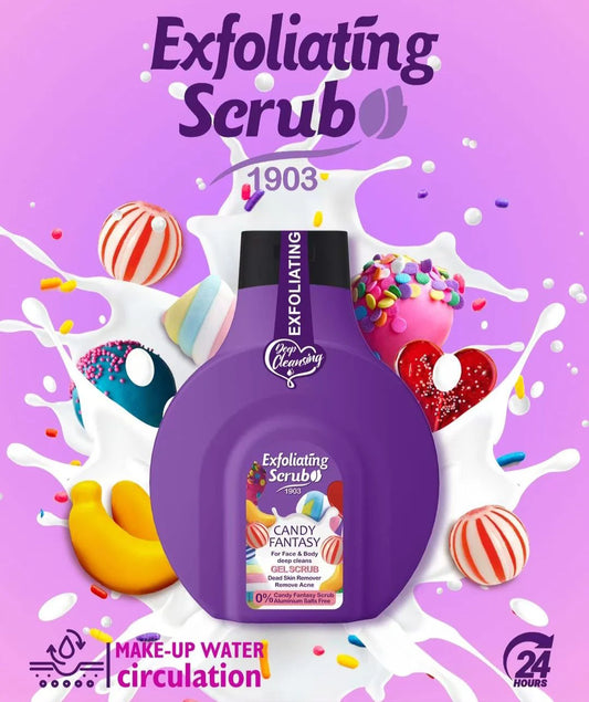 Esfoliante Viso e Corpo in Gel 500 ml – Fragranza Candy Fantasy