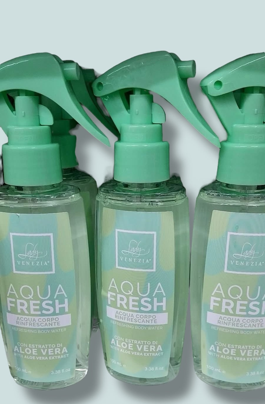 Acqua corpo rinfrescante con estratto di Aloe vera - Aloe o Menta