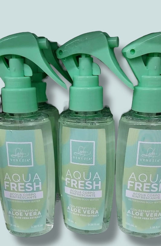 Acqua corpo rinfrescante con estratto di Aloe vera - Aloe o Menta