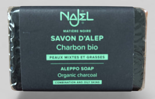 Najel - Sapone d’Aleppo al carbone bio 100gr