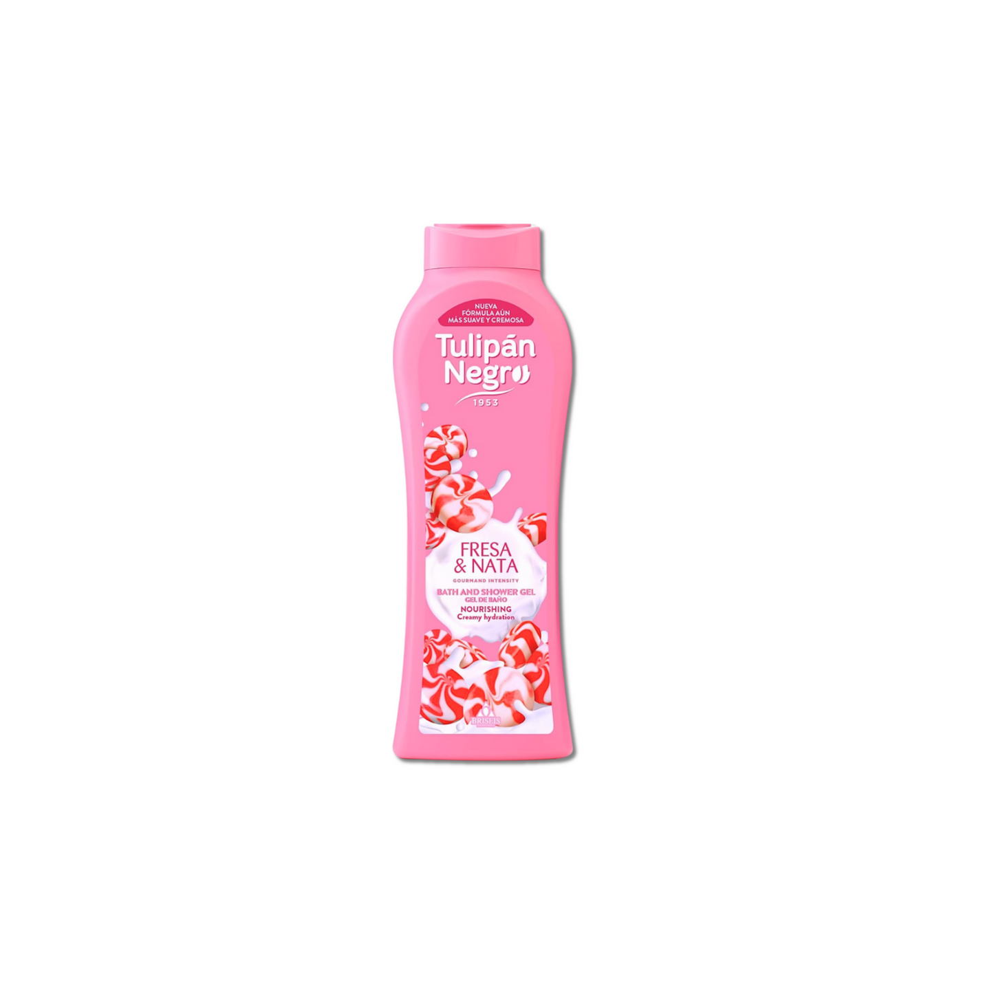 Tulipan Negro bagnoschiuma650 ml – Fragranza Fragola & Panna