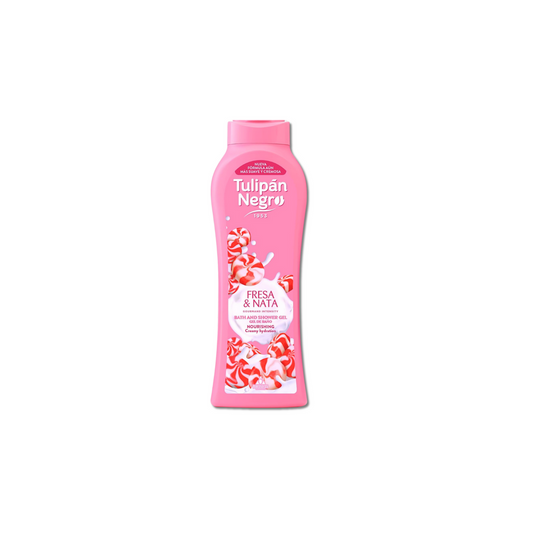 Tulipan Negro bagnoschiuma650 ml – Fragranza Fragola & Panna