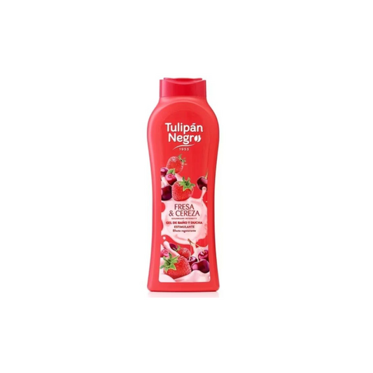 Tulipan Negro – Fresa y Cereza Bagnoschiuma 650 ml