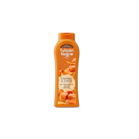 Tulipan Negro bagnoschiuma 650 ml – Fragranza Caramel & Toffee