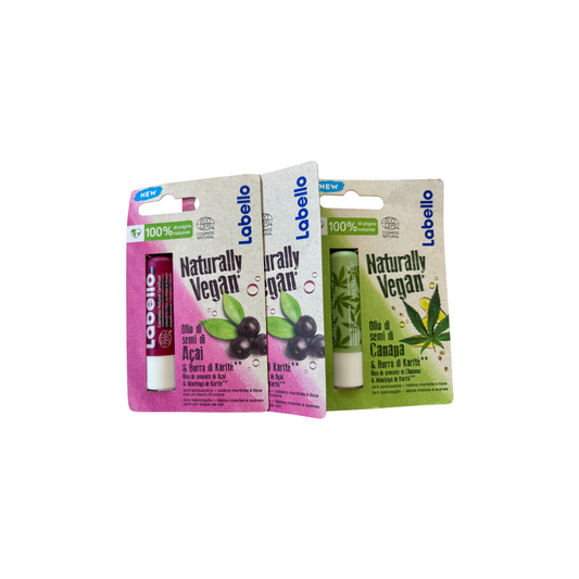 Set 3 Labello Vegan – Balsami Labbra Idratanti